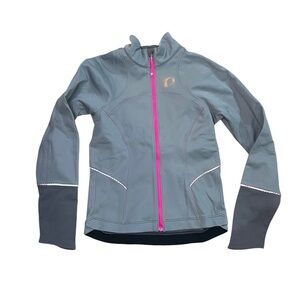 Pearl Izumi Women's Gray and Pink Ski Jacket